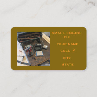 Small Engine Fix Business Card