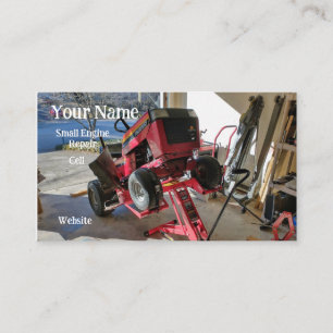 Small Engine Repair Business Card