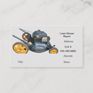 Small Engine Repair mechanic Business Card
