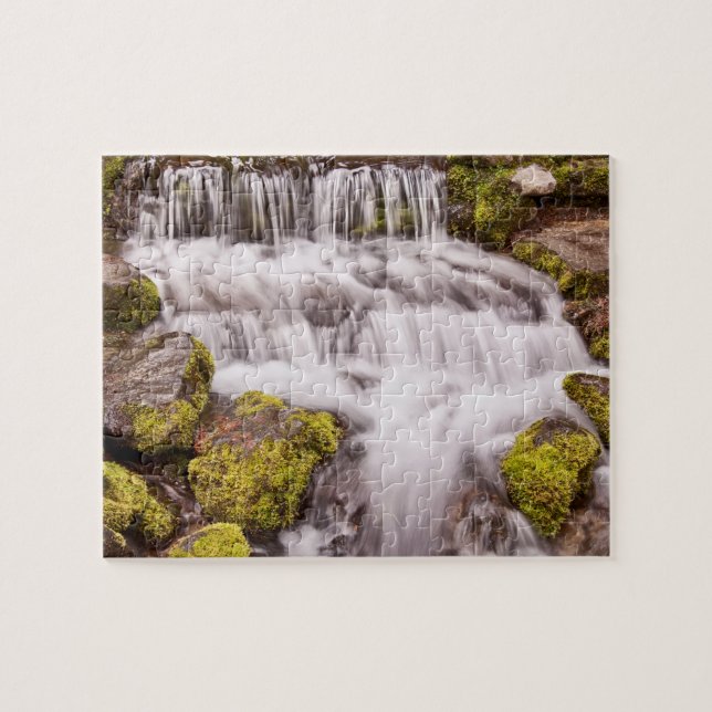 Small Falls In Yosemite Jigsaw Puzzle (Horizontal)