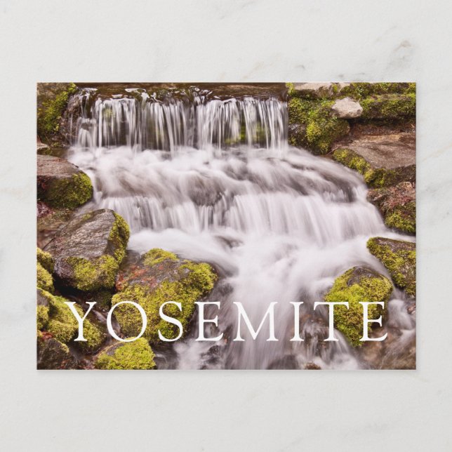 Small Falls In Yosemite Postcard (Front)