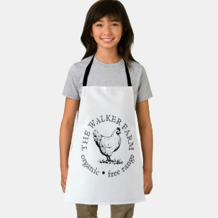 Small Farm Business Promotional Logo Apron