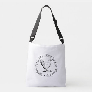 Small Farm Business Promotional Logo Crossbody Bag