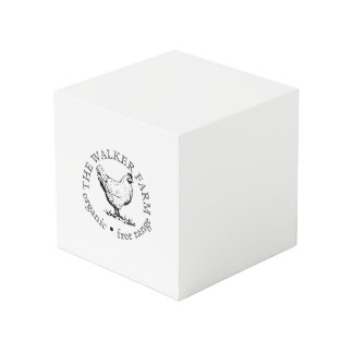 Small Farm Business Promotional Logo Cube