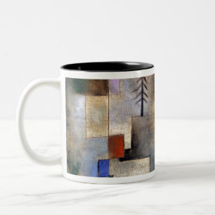 Small fir picture (1922) by paul klee Two-Tone coffee mug