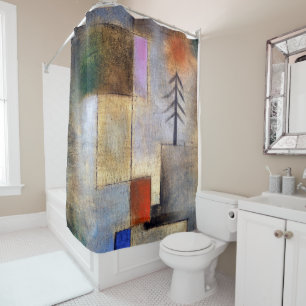 Small fir picture - Paul Klee - abstract art Shower Curtain