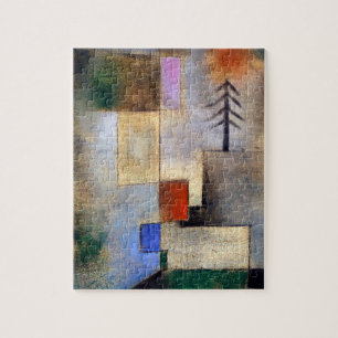 Small fir picture - Paul Klee -modern art painting Jigsaw Puzzle