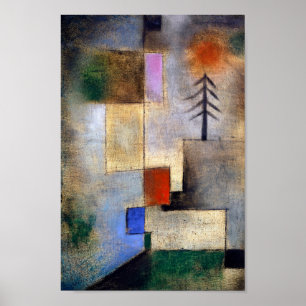 Small fir picture - Paul Klee -modern art painting Poster