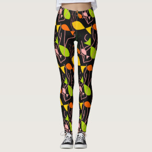 Small fishes in the water -light on black leggings
