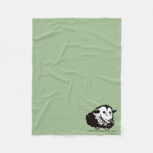 Small fleece blankie with possum