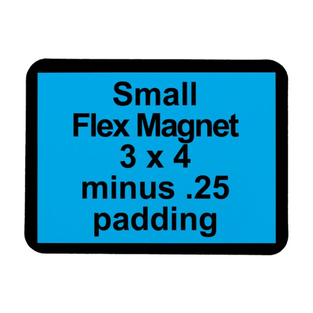 Small Flex Magnet Template Horizontal Fit Black BG (Horizontal)