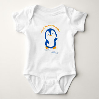 small flippers , big smile baby bodysuit