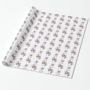 Small Floral Wrapping Paper - Delicate Flower