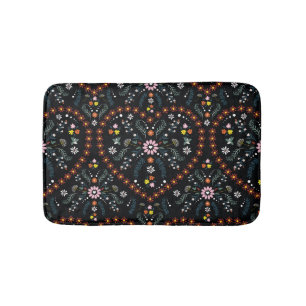 Small flower heart: fantasy seamless. bath mat