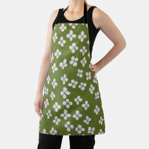 Small Flowers, Japanese Design Apron