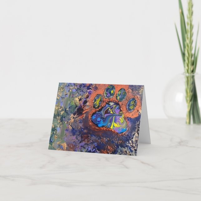Small Folded Blank Greeting Card (Front)