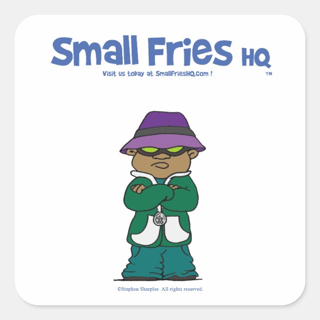 Small Fries HQ Lavelle Sticker sq (Front)