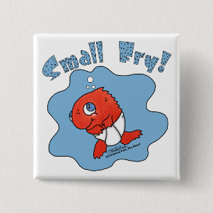 Small Fry 15 Cm Square Badge