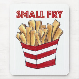 SMALL FRY French Fries Fast Food Junk Foodie Mouse Pad
