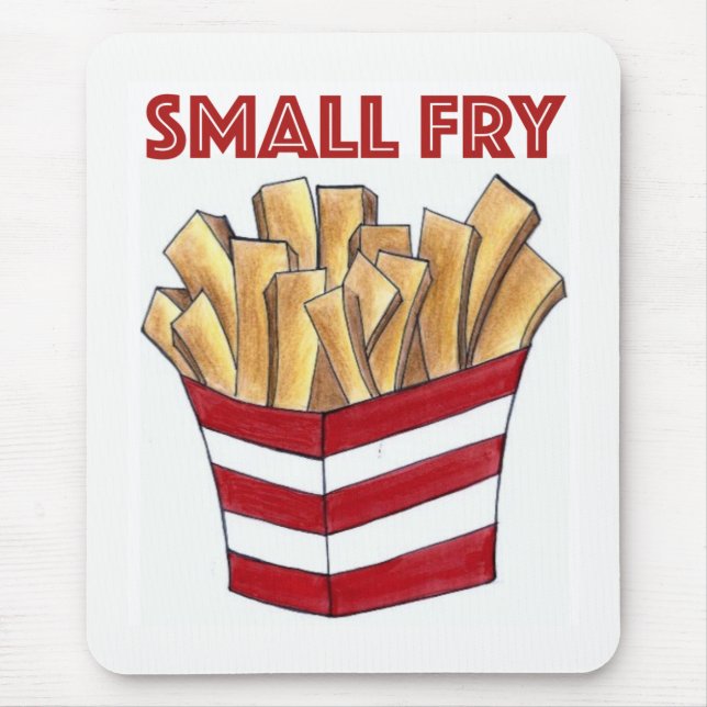 SMALL FRY French Fries Fast Food Junk Foodie Mouse Pad (Front)