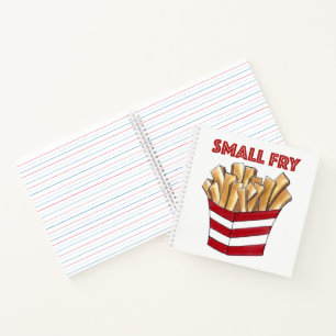 Small Fry Personalised Baby Birth French Fries Notebook