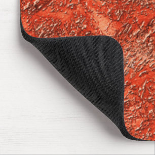 Small furrow texture on cardinal red to copper thr mouse pad