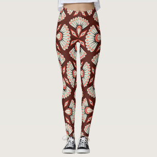 Small Geometric Motifs: Decoration Textile Pattern Leggings