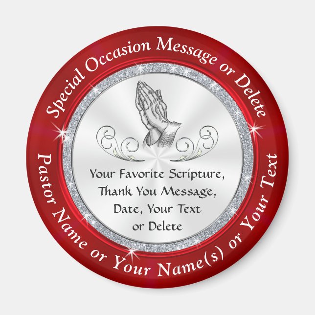 Small Gifts for Church Members, Cheap in BULK or 1 Magnet (Front)