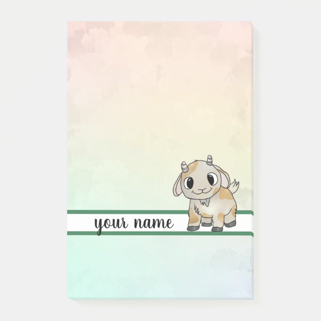 small goat post-it notes (Front)