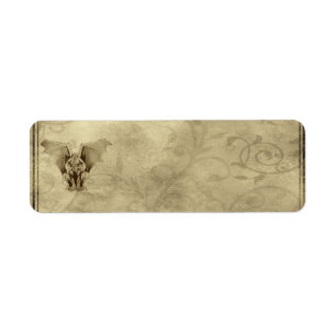 Small Gothic Gargoyle Apothecary Label Return Address Label
