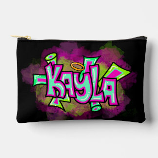 Small Graffiti Name Pouch