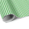 Small Green and White Gingham Wrapping Paper