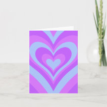 Small Heart Folded Greeting Card