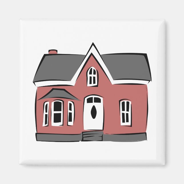 Small House Magnet (Front)