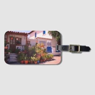 Small House on Greek Island Luggage Tag
