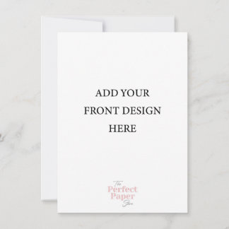 Small Invitation Template (4.5 x 6.25) 