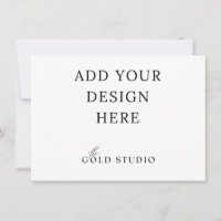 Small Invitation Template Landscape (4.5 x 6.25)