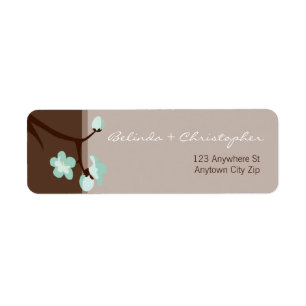 SMALL LABEL SEALS :: cherry blossoms 4L