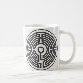 small labyrinth mediaeval coffee mug