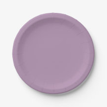 SMALL LAVENDER PAPER PLATES-CELEBRATION HOME DECOR