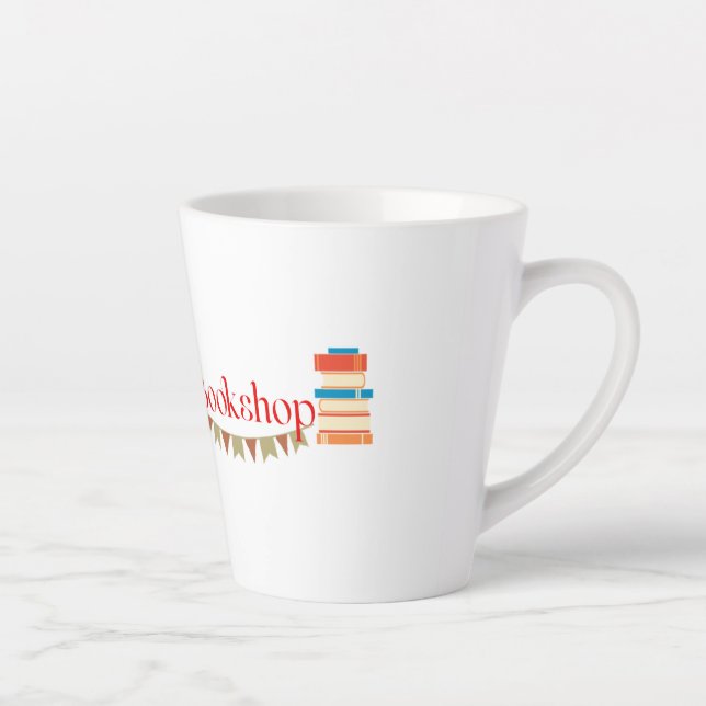 small logo latte mug-12 oz latte mug (Right)
