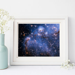 Small Magellanic Cloud Blue Space Photo 10x8 Poster