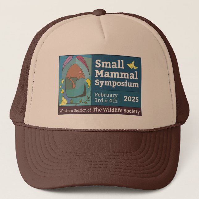 Small Mammal Symposium Hat! Trucker Hat (Front)