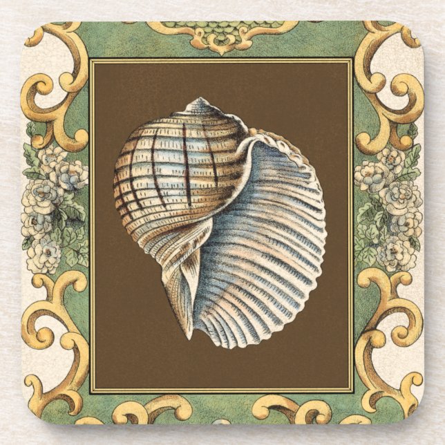 Small Mermaid's Shells Coaster (Front)