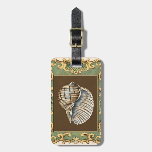 Small Mermaid's Shells Luggage Tag (Front Vertical)