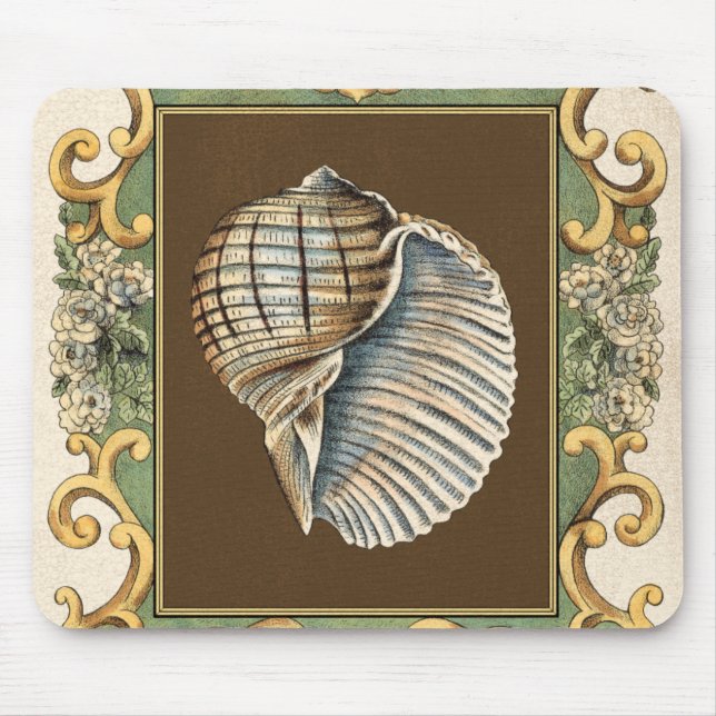 Small Mermaid's Shells Mouse Pad (Front)