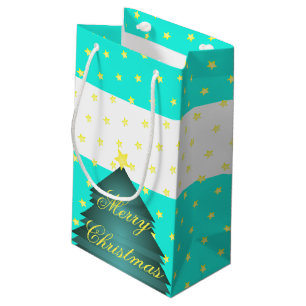 Small Merry Christmas Paper Gift Bag