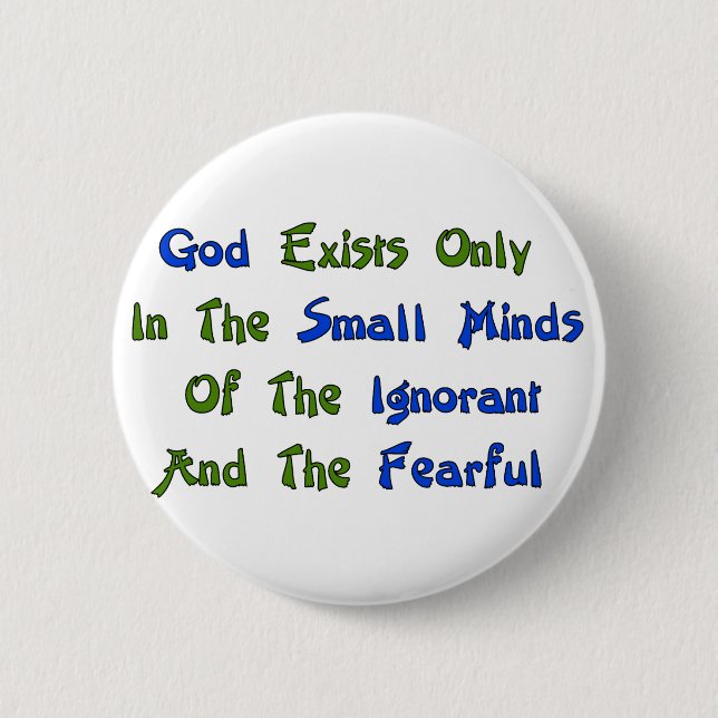 Small Minds 6 Cm Round Badge (Front)
