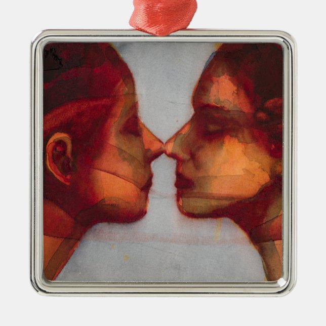 Small Mirror Twin 2003-07 Metal Ornament (Front)