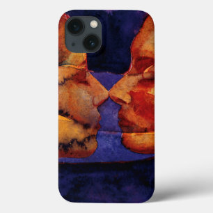 Small Mirror Twin with Figure iPhone 13 Case